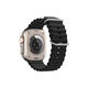 FixPremium - Bracelet Ocean Loop pour Apple Watch (38, 40 et 41 mm), noir