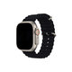 FixPremium - Bracelet Ocean Loop pour Apple Watch (38, 40 et 41 mm), noir