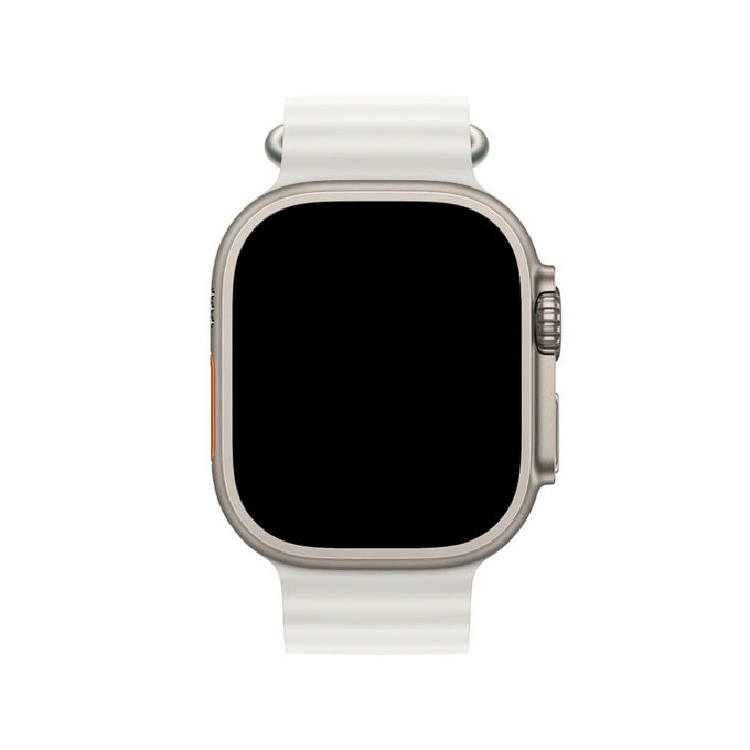 FixPremium - Bracelet Ocean Loop pour Apple Watch (42, 44, 45 et 49 mm), blanc