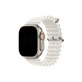 FixPremium - Bracelet Ocean Loop pour Apple Watch (42, 44, 45 et 49 mm), blanc