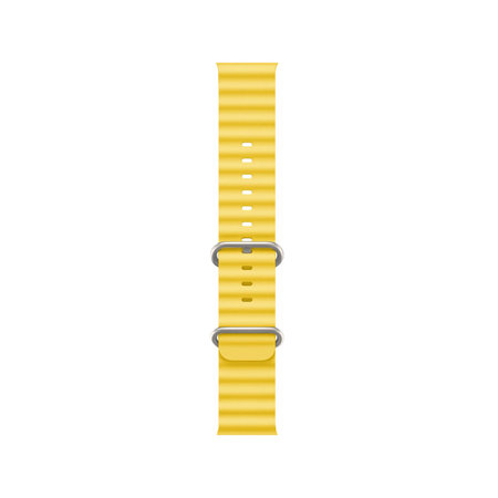 FixPremium - Bracelet Ocean Loop pour Apple Watch (42, 44, 45 et 49 mm), jaune