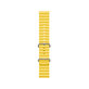 FixPremium - Bracelet Ocean Loop pour Apple Watch (42, 44, 45 et 49 mm), jaune