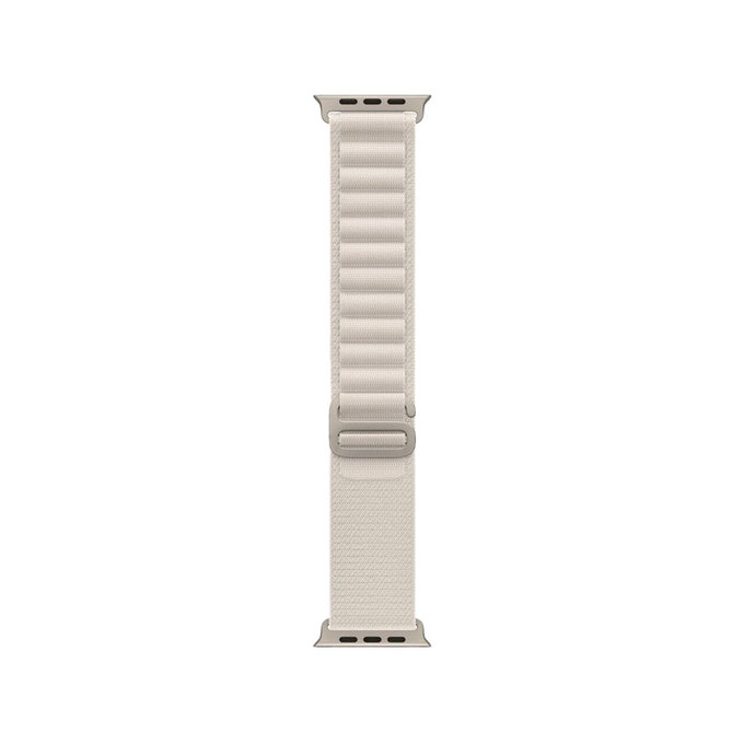 FixPremium - Bracelet Alpine Loop pour Apple Watch (42, 44, 45 et 49 mm), starlight