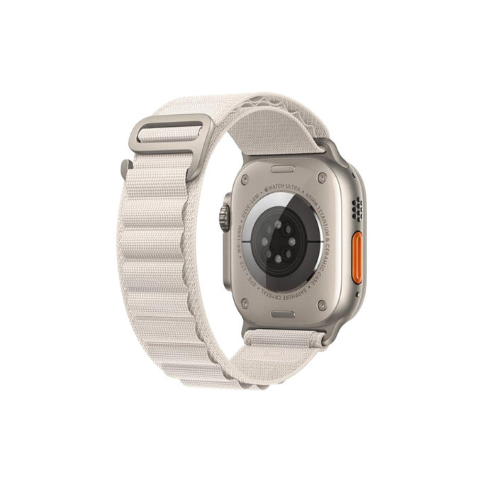 FixPremium - Bracelet Alpine Loop pour Apple Watch (42, 44, 45 et 49 mm), starlight