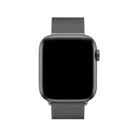 FixPremium - Bracelet Milanese Loop pour Apple Watch (42, 44, 45 et 49 mm), graphite