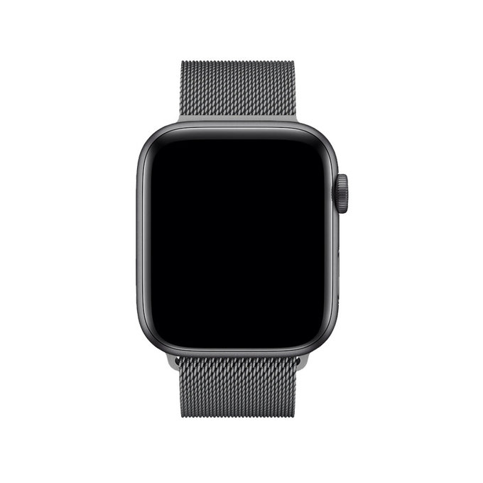 FixPremium - Bracelet Milanese Loop pour Apple Watch (42, 44, 45 et 49 mm), graphite