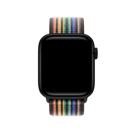 FixPremium - Bracelet en nylon pour Apple Watch (42, 44, 45 et 49 mm), fierté