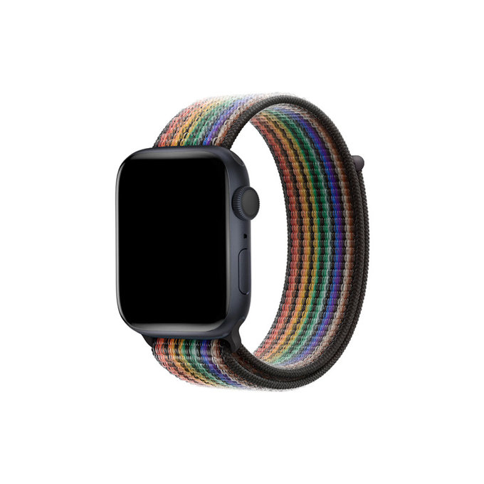 FixPremium - Bracelet en nylon pour Apple Watch (38, 40 et 41 mm), fierté