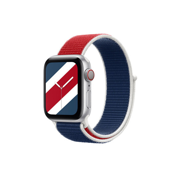 FixPremium - Bracelet en nylon pour Apple Watch (38, 40 et 41 mm), international