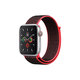 FixPremium - Bracelet en nylon pour Apple Watch (42, 44, 45 et 49 mm), rouge
