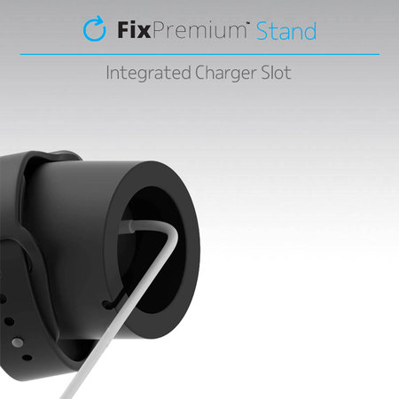 FixPremium - Support en silicone pour Apple Watch, blanc