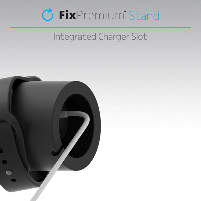 FixPremium - Support en silicone pour Apple Watch, blanc