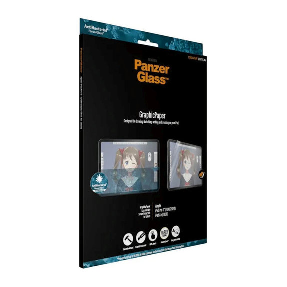 Film de protection GraphicPaper Case pour iPad (7th Gen 2019), transparent, PanzerGlass