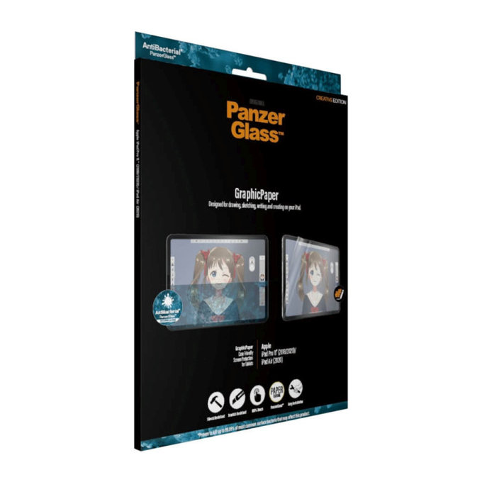 Film de protection GraphicPaper Case Friendly AB pour iPad Pro 11''/Air 10,9'', Transparent, PanzerGlass