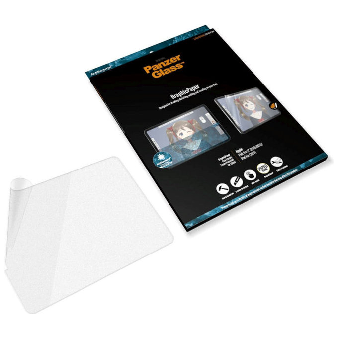 Film de protection GraphicPaper Case Friendly AB pour iPad Pro 11''/Air 10,9'', Transparent, PanzerGlass
