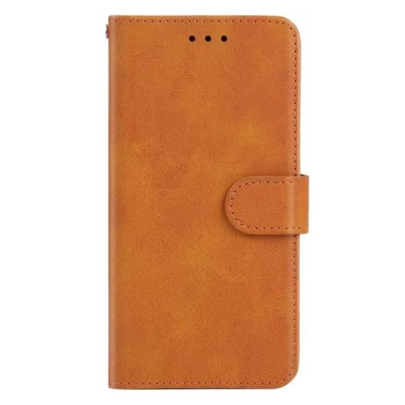 FixPremium - Étui portefeuille pour iPhone 14 Plus, marron