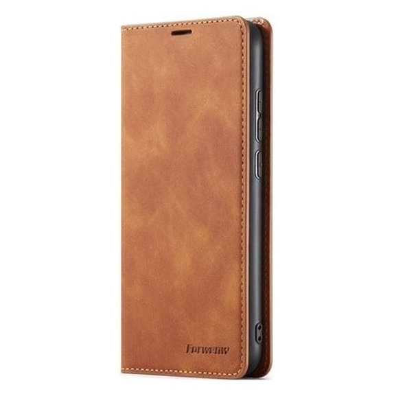 FixPremium - Étui Business Wallet pour Samsung Galaxy A54 5G, marron