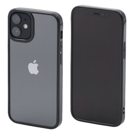 FixPremium - Coque Invisible pour iPhone 12 mini, noir
