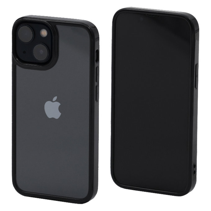 FixPremium - Coque Invisible pour iPhone 13 mini, noir