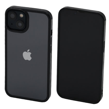 FixPremium - Coque Invisible pour iPhone 13 & 14, noir