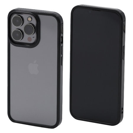 FixPremium - Coque Invisible pour iPhone 13 Pro, noir