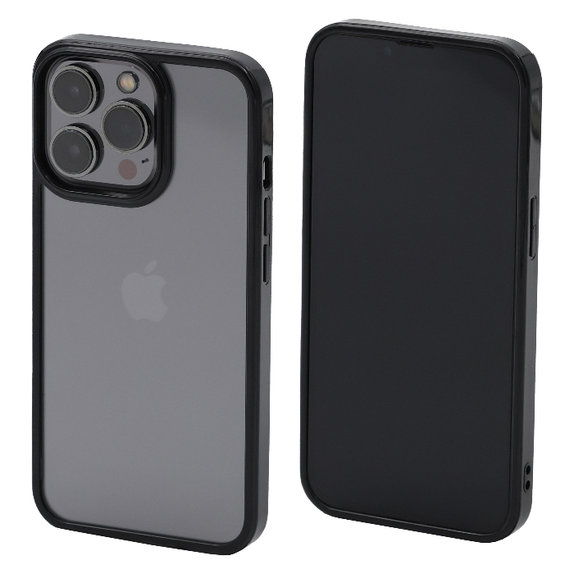 FixPremium - Coque Invisible pour iPhone 14 Pro, noir