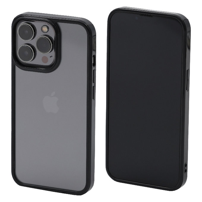FixPremium - Coque Invisible pour iPhone 14 Pro, noir