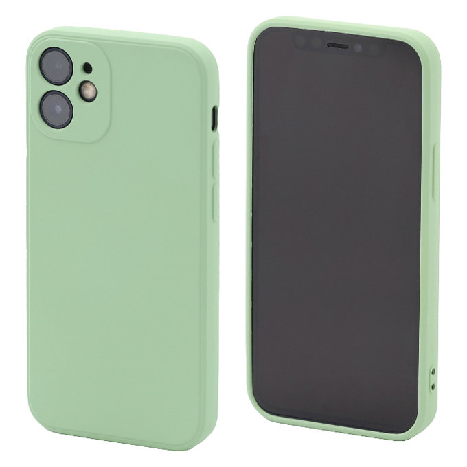 FixPremium - Coque en caoutchouc pour iPhone 12 mini, vert
