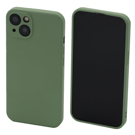 FixPremium - Coque en caoutchouc pour iPhone 13 & 14, vert