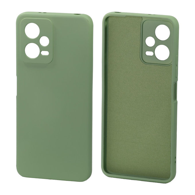 FixPremium - Coque en caoutchouc pour Xiaomi Redmi Note 12 5G, vert
