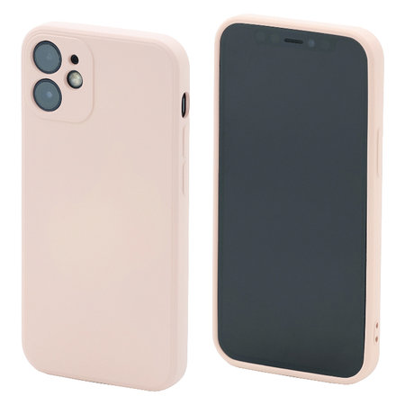 FixPremium - Coque en caoutchouc pour iPhone 12 mini, orange