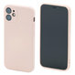 FixPremium - Coque en caoutchouc pour iPhone 12 mini, orange
