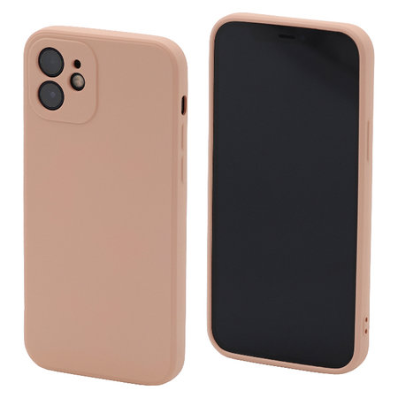 FixPremium - Coque en caoutchouc pour iPhone 12 & 12 Pro, orange