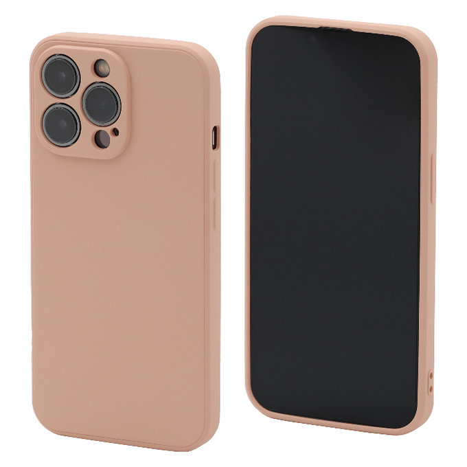 FixPremium - Coque en caoutchouc pour iPhone 14 Pro, orange