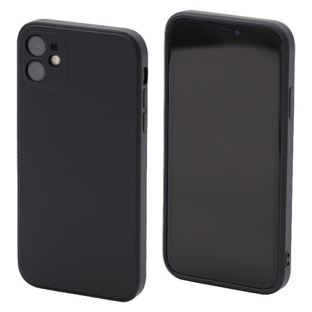 FixPremium - Coque en caoutchouc pour iPhone 11, noir