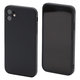 FixPremium - Coque en caoutchouc pour iPhone 11, noir