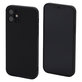 FixPremium - Coque en caoutchouc pour iPhone 12 mini, noir