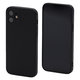 FixPremium - Coque en caoutchouc pour iPhone 12 & 12 Pro, noir
