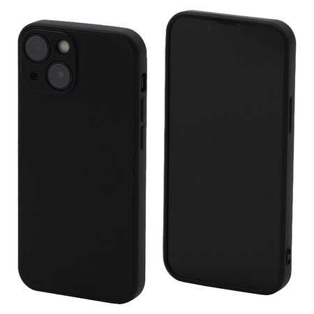 FixPremium - Coque en caoutchouc pour iPhone 13 mini, noir