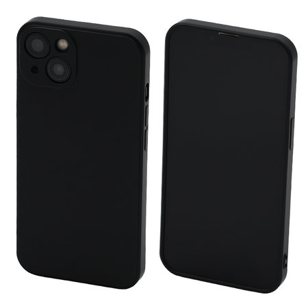 FixPremium - Coque en caoutchouc pour iPhone 13 & 14, noir