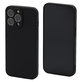 FixPremium - Coque en caoutchouc pour iPhone 13 Pro, noir
