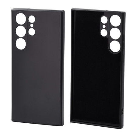 FixPremium - Coque en caoutchouc pour Samsung Galaxy S23 Ultra, noir