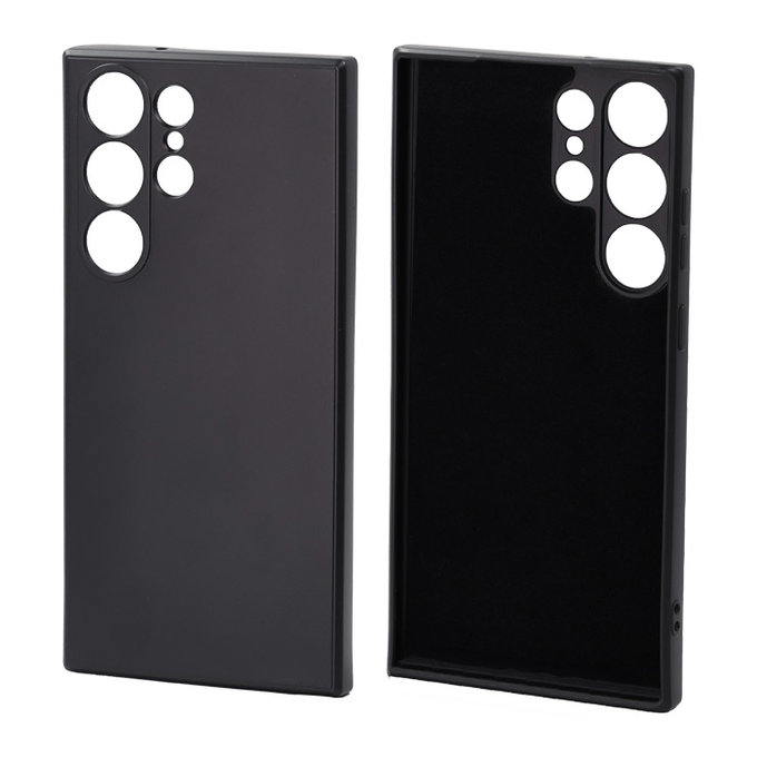 FixPremium - Coque en caoutchouc pour Samsung Galaxy S23 Ultra, noir