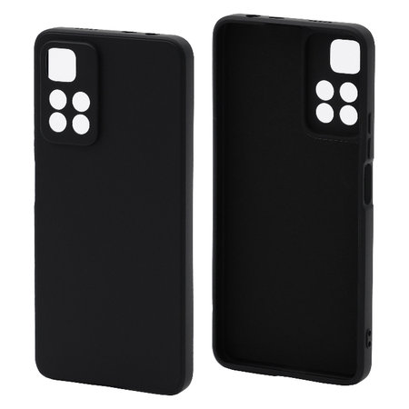 FixPremium - Étui en caoutchouc pour Xiaomi Redmi Note 11 Pro Plus, noir
