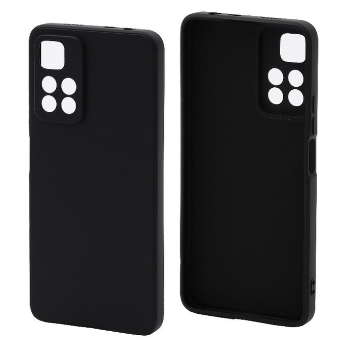 FixPremium - Étui en caoutchouc pour Xiaomi Redmi Note 11 Pro Plus, noir
