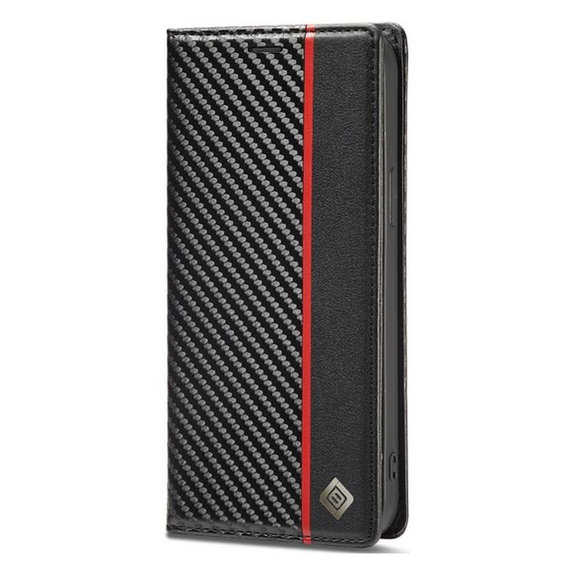FixPremium - Étui Carbon Wallet pour Xiaomi Redmi Note 12 5G, noir