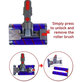 Dyson V-series, Outsize - Tete a double rouleau
