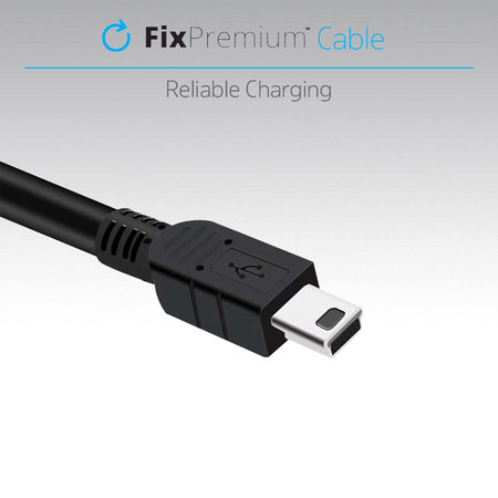 FixPremium - Câble Mini-USB / USB (1m), noir
