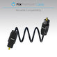 FixPremium - Câble audio optique (1m), noir
