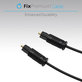 FixPremium - Câble audio optique (2m), noir